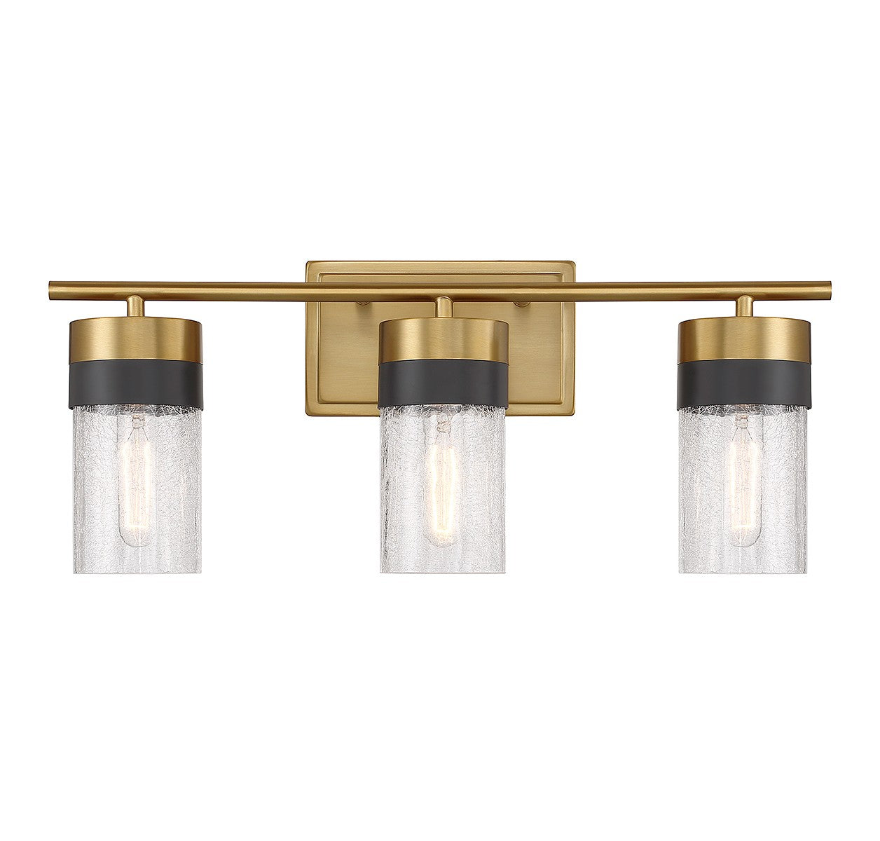 Savoy House - 8-3600-3-322 - Three Light Bathroom Vanity - Brickell - Warm Brass