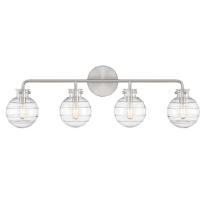 Savoy House - 8-4300-4-SN - Four Light Bathroom Vanity - Mason - Satin Nickel