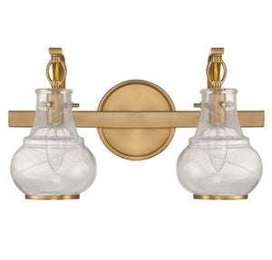 Savoy House - 8-4417-2-322 - Two Light Bathroom Vanity - Adams - Warm Brass