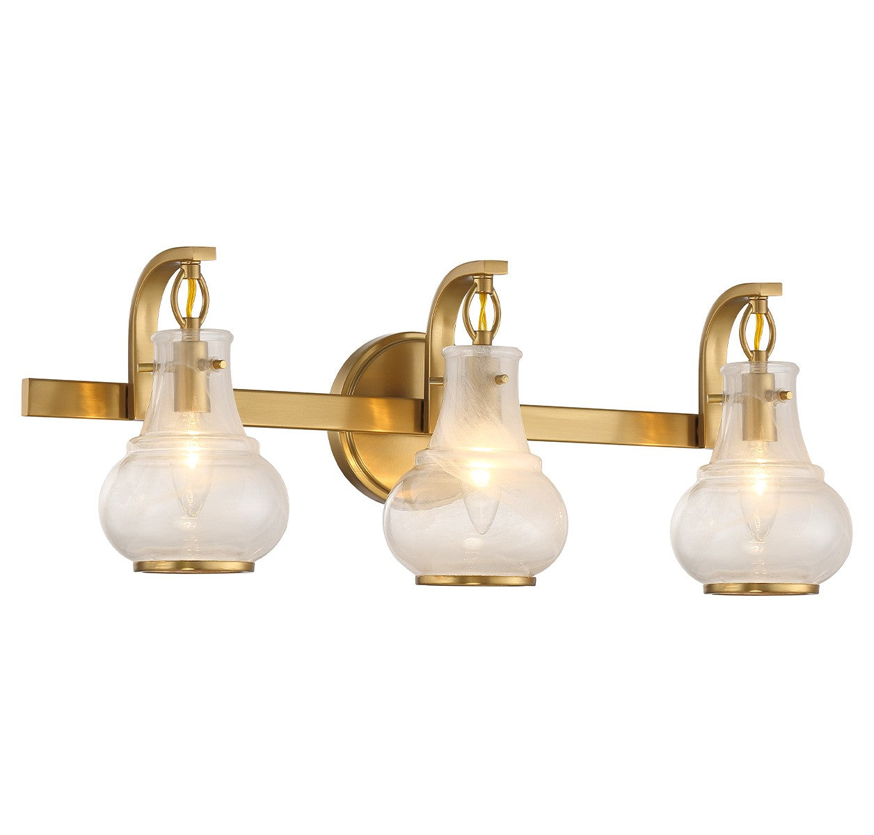 Savoy House - 8-4417-3-322 - Three Light Bathroom Vanity - Adams - Warm Brass