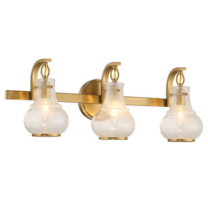 Savoy House - 8-4417-3-322 - Three Light Bathroom Vanity - Adams - Warm Brass