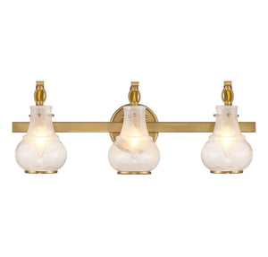 Savoy House - 8-4417-3-322 - Three Light Bathroom Vanity - Adams - Warm Brass