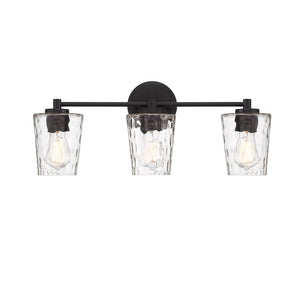 Savoy House - 8-5606-3-BK - Three Light Bathroom Vanity - Ballas - Matte Black