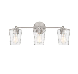 Savoy House - 8-5606-3-SN - Three Light Bathroom Vanity - Ballas - Satin Nickel