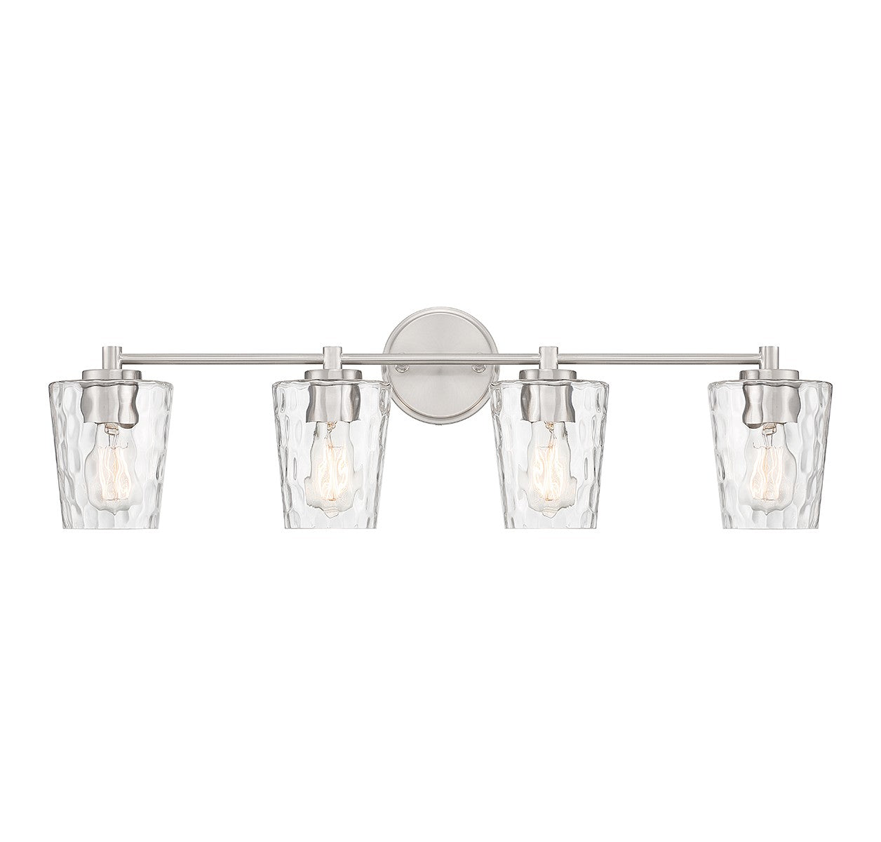 Savoy House - 8-5606-4-SN - Four Light Bathroom Vanity - Ballas - Satin Nickel