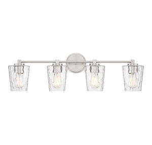 Savoy House - 8-5606-4-SN - Four Light Bathroom Vanity - Ballas - Satin Nickel