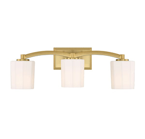 Savoy House - 8-7710-3-322 - Three Light Bathroom Vanity - Whitney - Warm Brass