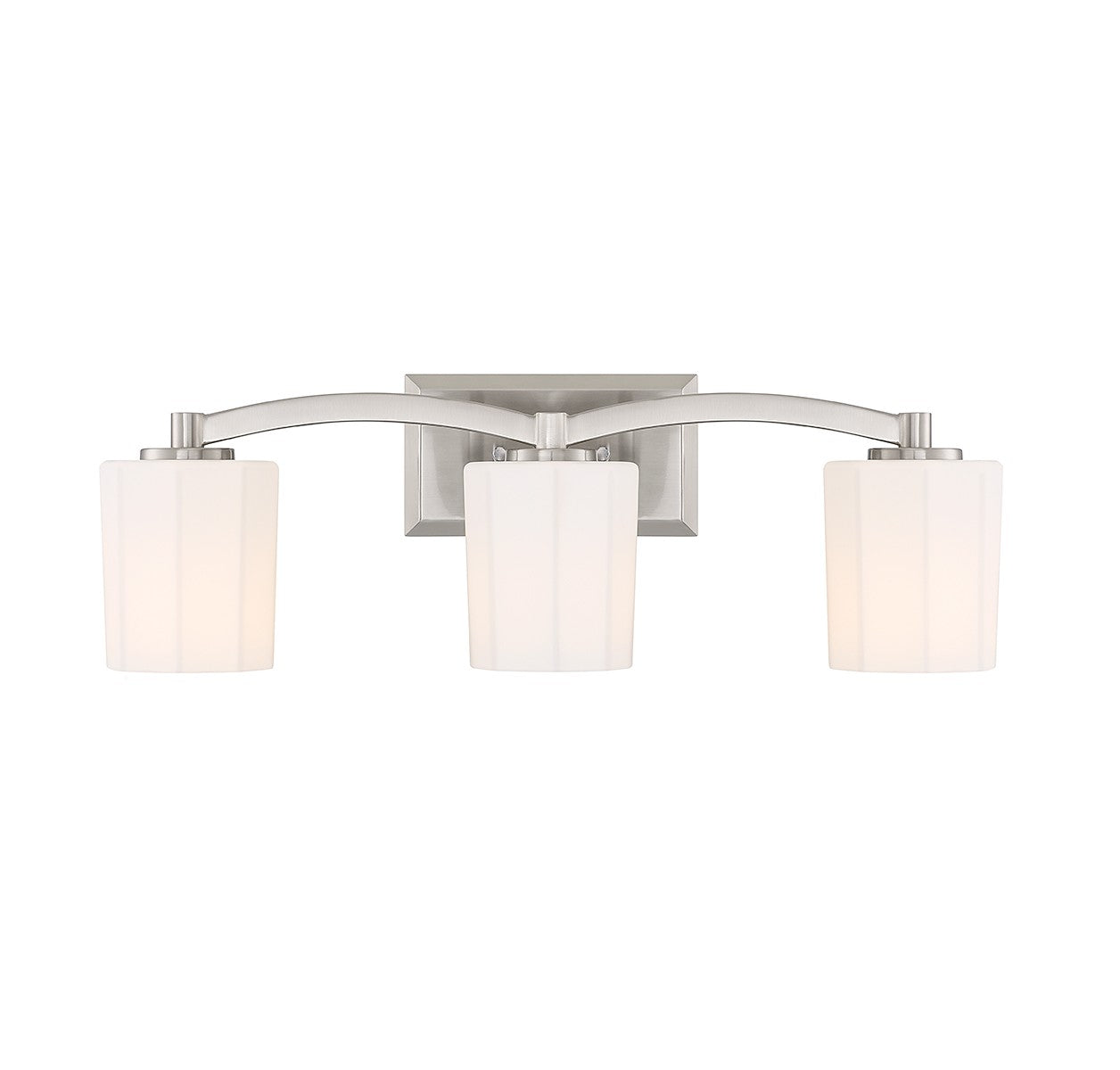 Savoy House - 8-7710-3-SN - Three Light Bathroom Vanity - Whitney - Satin Nickel