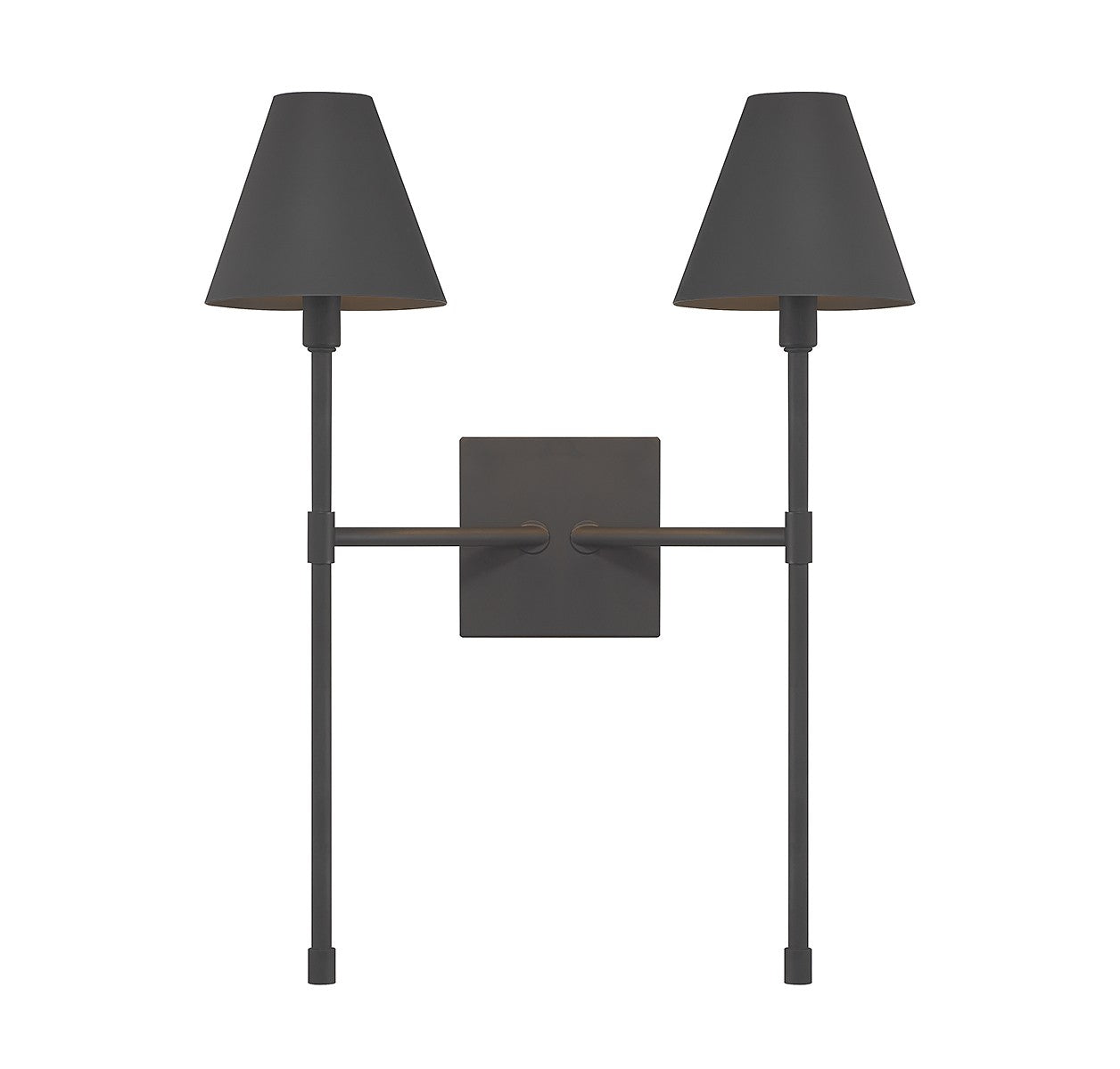 Savoy House - 9-5202-2-89 - Two Light Wall Sconce - Jefferson - Matte Black