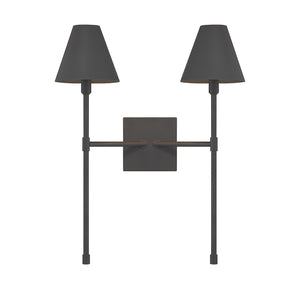 Savoy House - 9-5202-2-89 - Two Light Wall Sconce - Jefferson - Matte Black