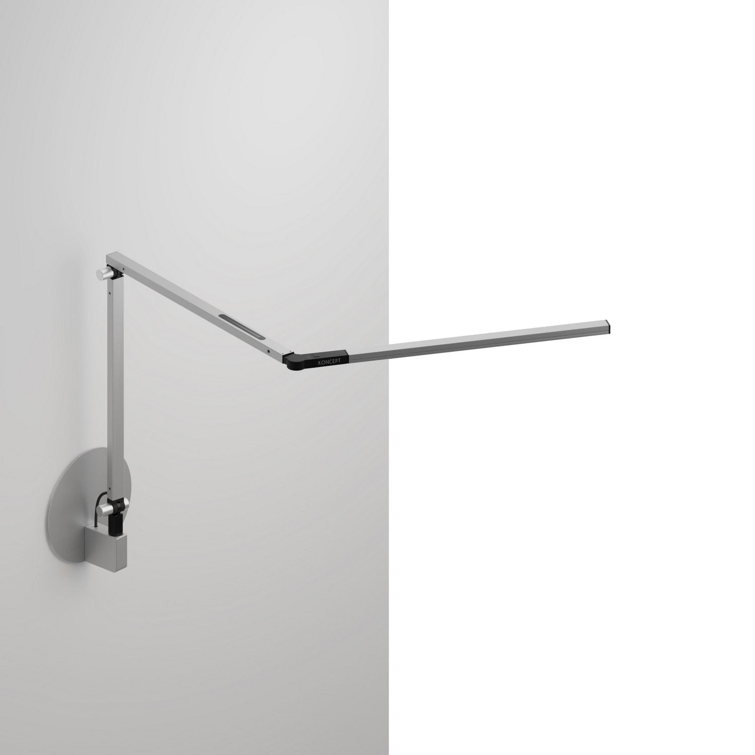 Koncept - AR3100-CD-SIL-HWS - LED Desk Lamp - Z-Bar - Silver