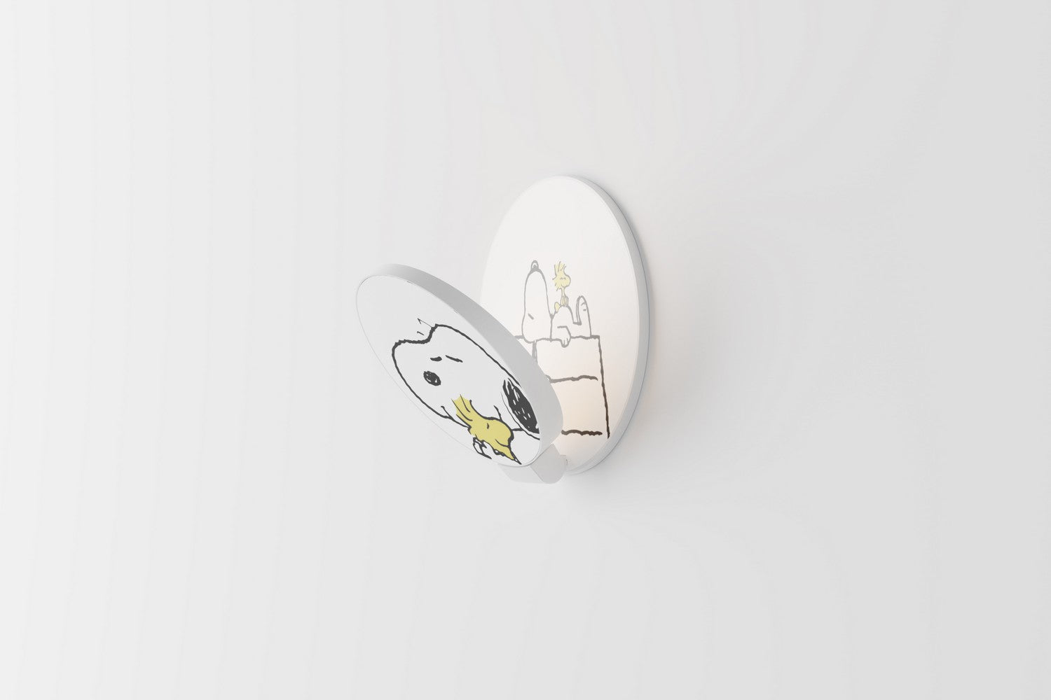 Koncept - GRW-S-MWT-SW1-HW - LED Wall Sconce - Gravy - Matte White, Snoopy Woodstock