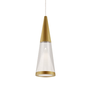 Kuzco Lighting - 402401BG-LED - LED Pendant - Malabar - Brushed Gold