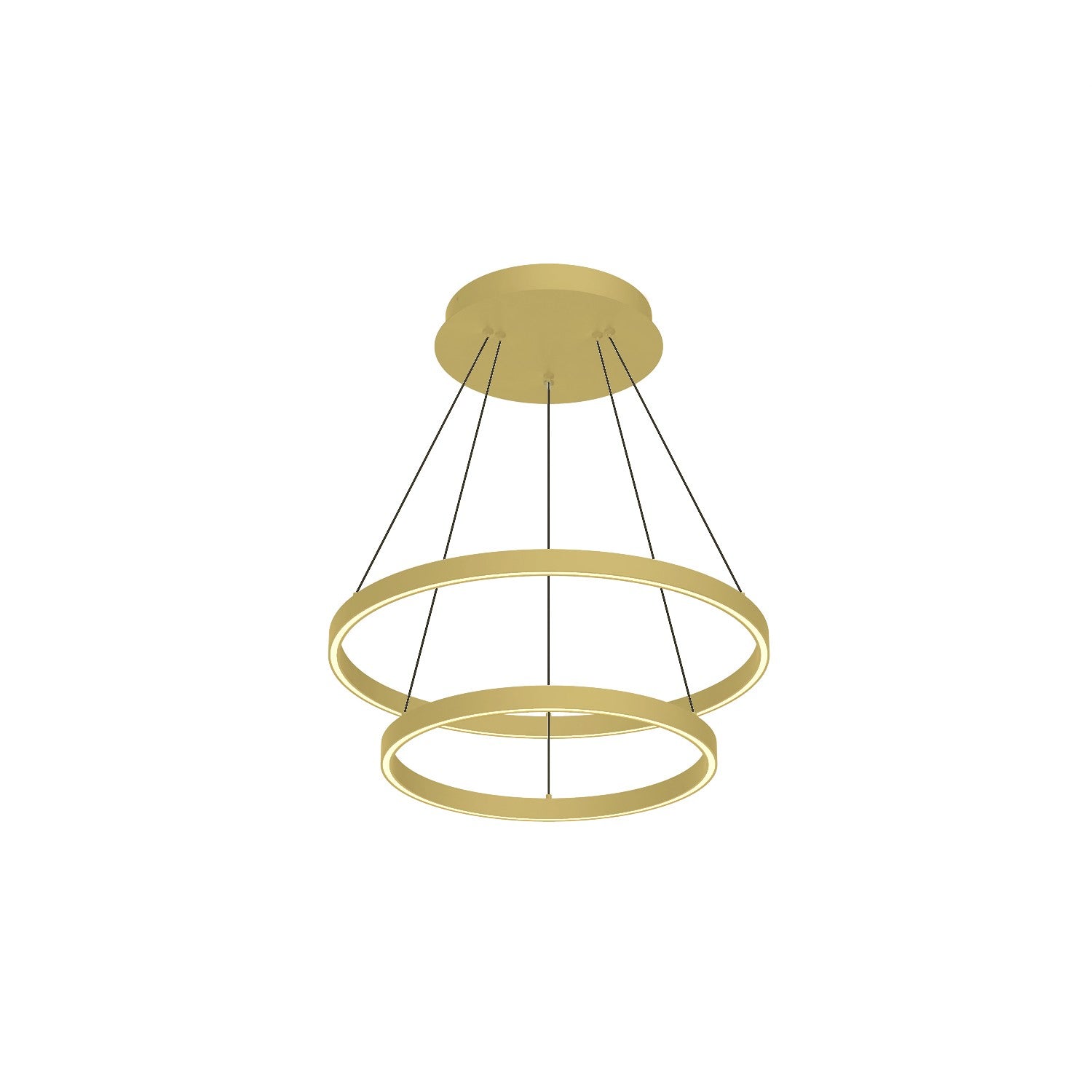 Kuzco Lighting - CH87224-BG - LED Chandelier - Cerchio - Brushed Gold