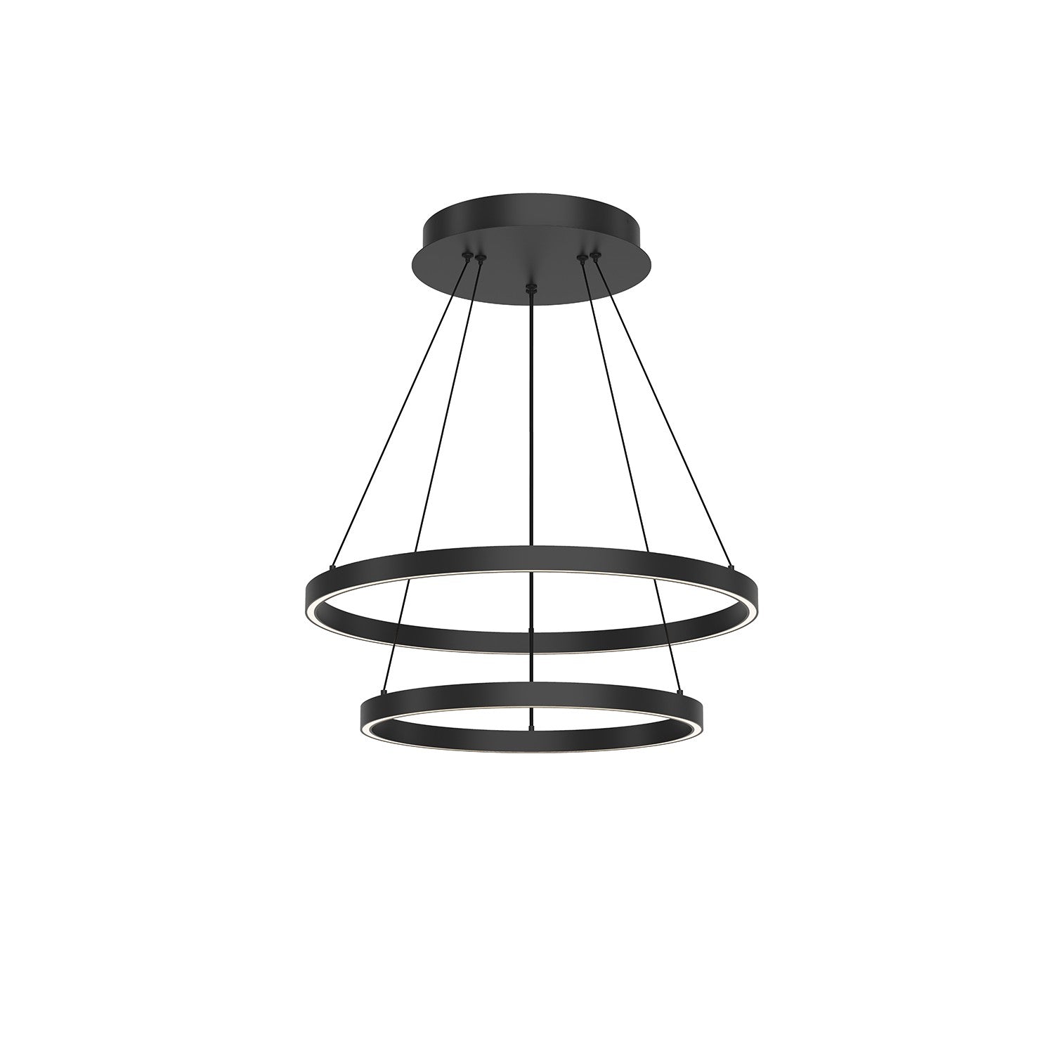 Kuzco Lighting - CH87224-BK - LED Chandelier - Cerchio - Black