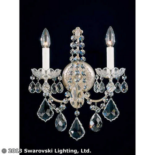 Schonbek - 3651-48S - Two Light Wall Sconce - New Orleans - Antique Silver