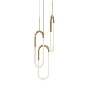 Kuzco Lighting - MP95103-BG - LED Pendant - Huron - Brushed Gold