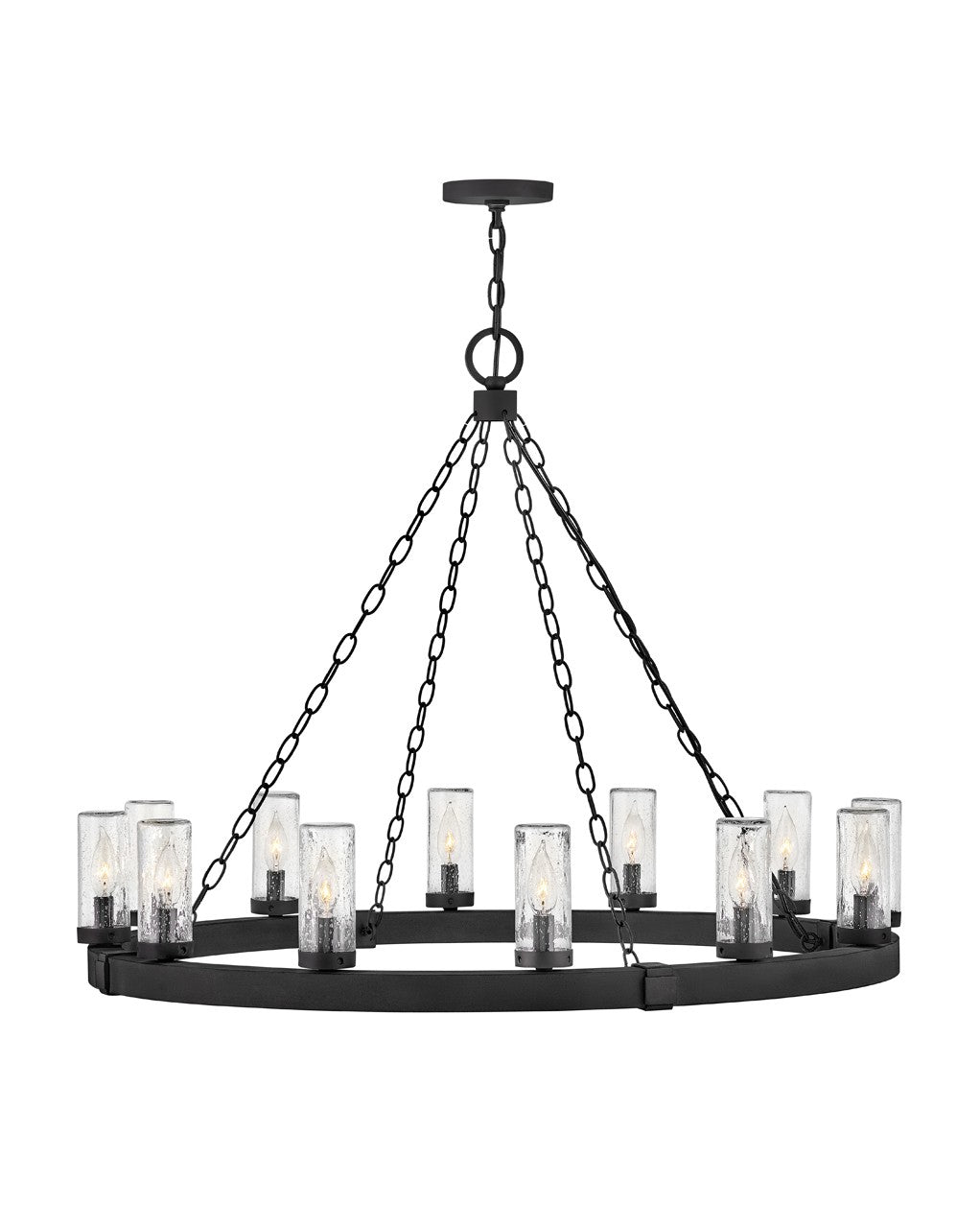 Hinkley - 29207BK - LED Hanging Lantern - Sawyer - Black