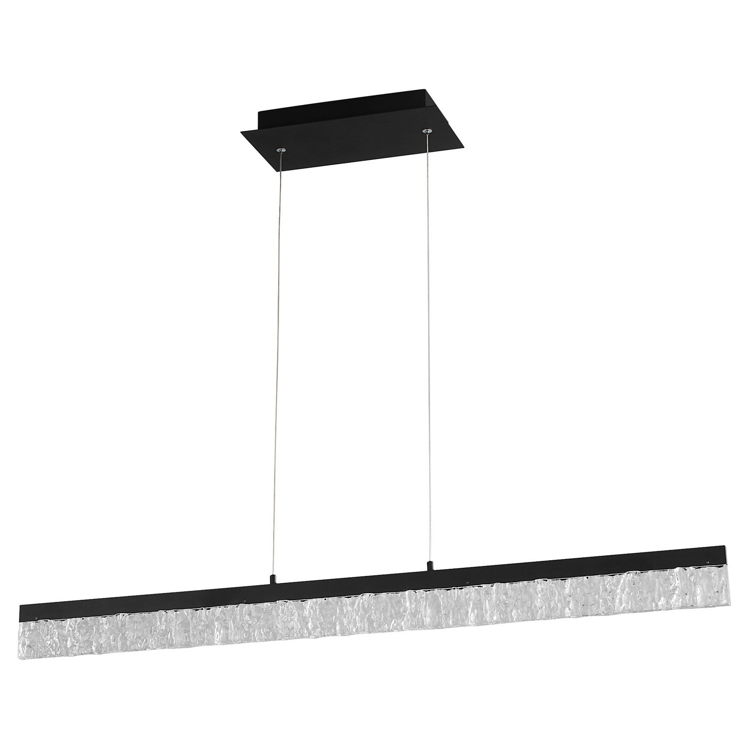 Oxygen - 3-421-15 - LED Linear Pendant - Landon - Black