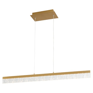 Oxygen - 3-421-40 - LED Linear Pendant - Landon - Aged Brass