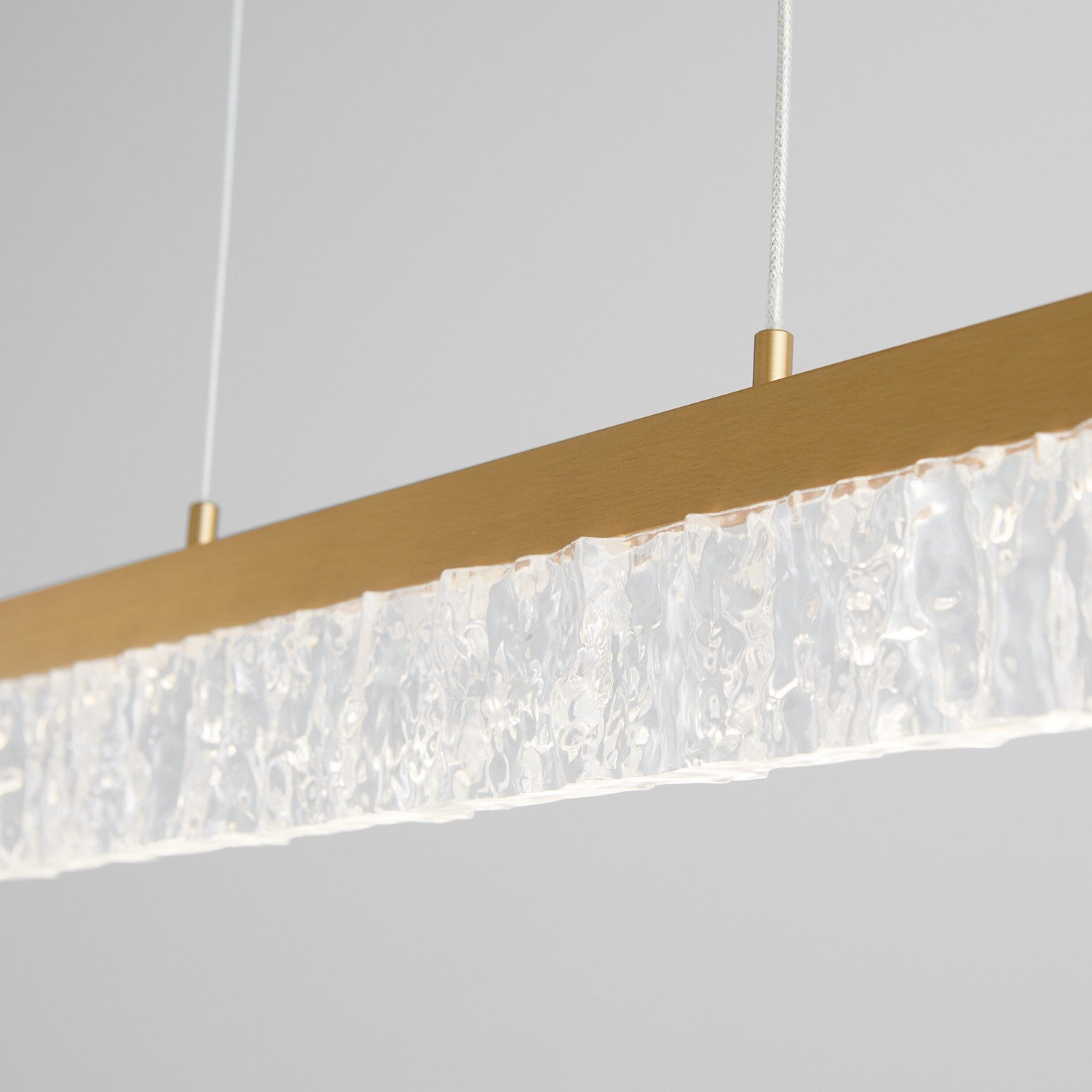 Oxygen - 3-421-40 - LED Linear Pendant - Landon - Aged Brass