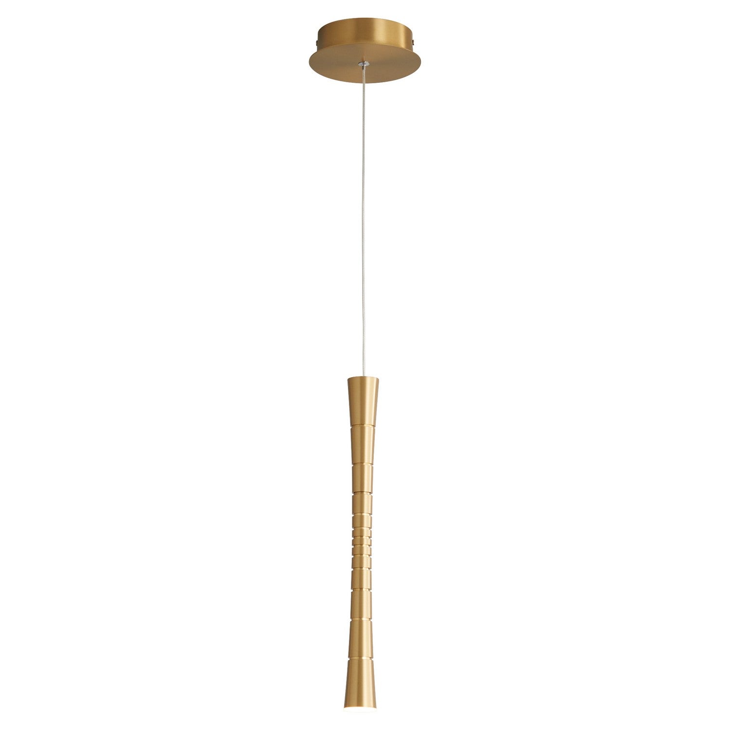 Oxygen - 3-6004-40 - LED Pendant - Sabre - Aged Brass