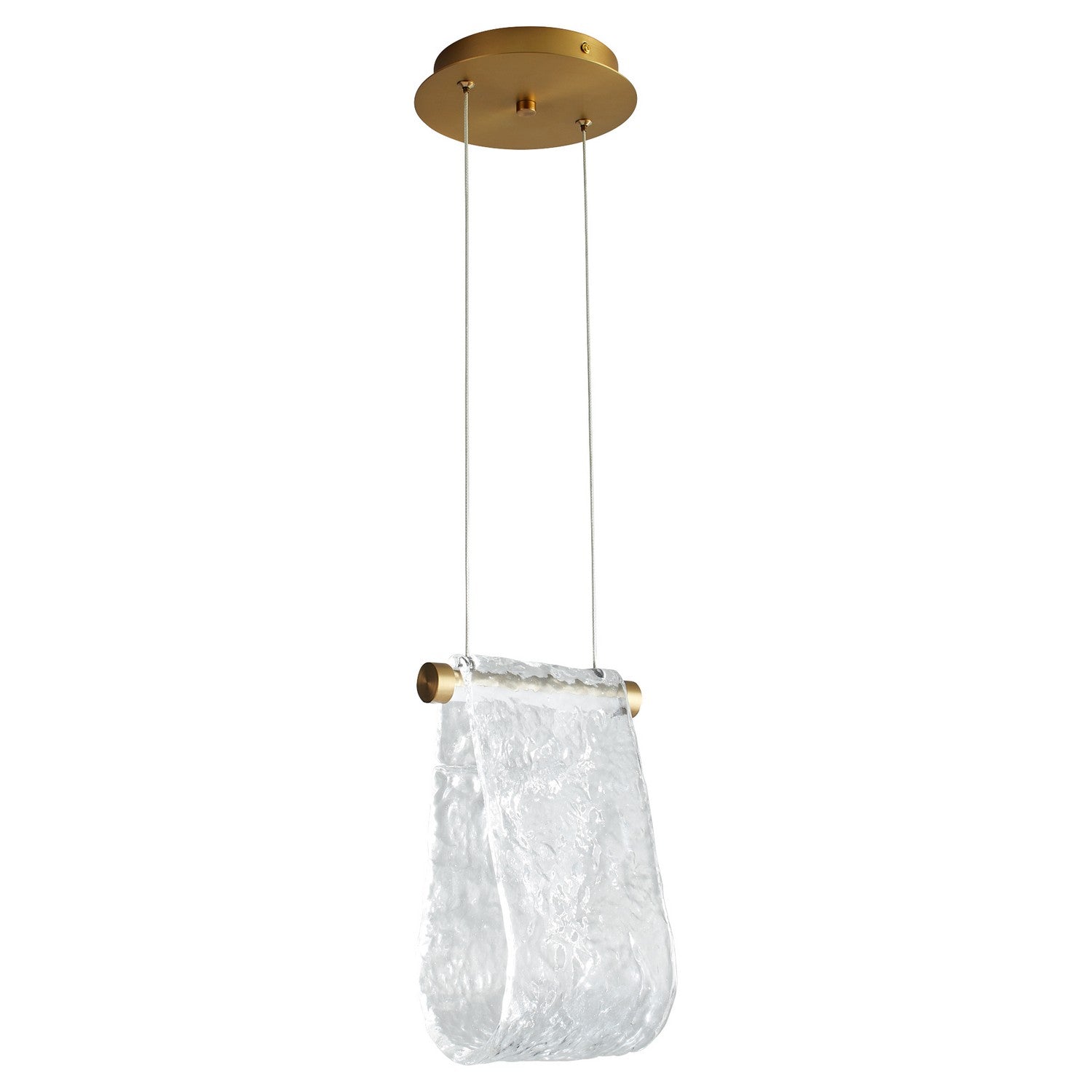 Oxygen - 3-602-40 - LED Pendant - Veer - Aged Brass