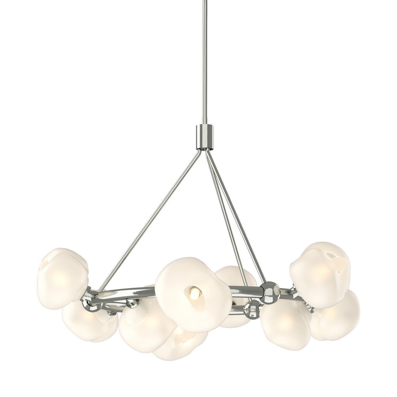 Hubbardton Forge - 131069-SKT-MULT-85-FD0710 - Nine Light Pendant - Ume - Sterling