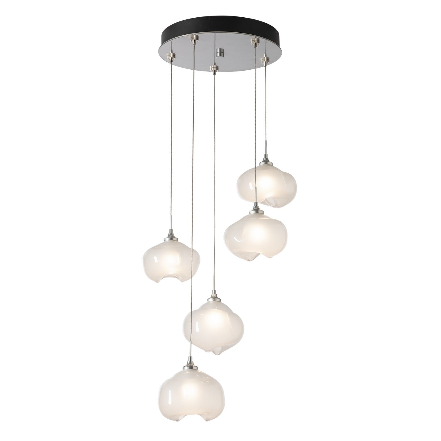 Hubbardton Forge - 131123-SKT-LONG-85-FD0710 - Ume 5-Light Pendant - Ume - Sterling