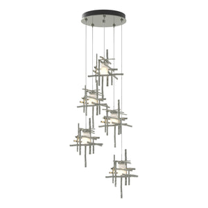 Hubbardton Forge - 131128-SKT-STND-85-YC0305 - LED Pendant - Tura - Sterling