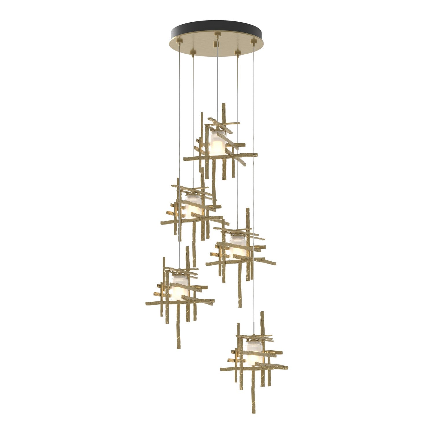 Hubbardton Forge - 131128-SKT-STND-86-YC0305 - LED Pendant - Tura - Modern Brass