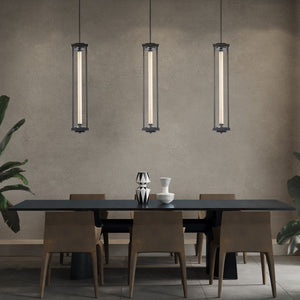 Hubbardton Forge - 131632-LED-MULT-14-ZM0735 - LED Pendant - Athena - Oil Rubbed Bronze