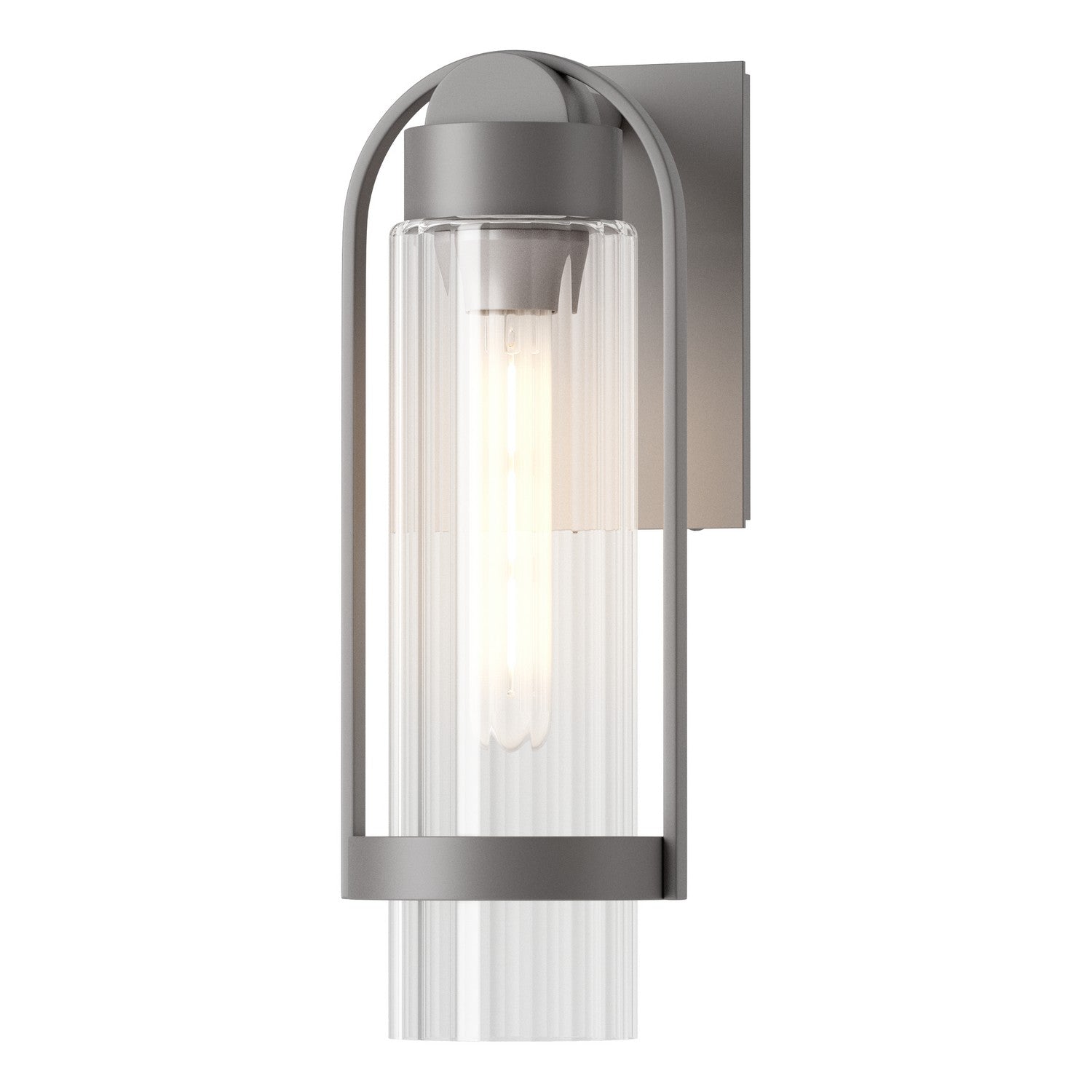 Hubbardton Forge - 302555-SKT-78-ZM0741 - Alcove Small Outdoor Sconce - Alcove - Coastal Burnished Steel