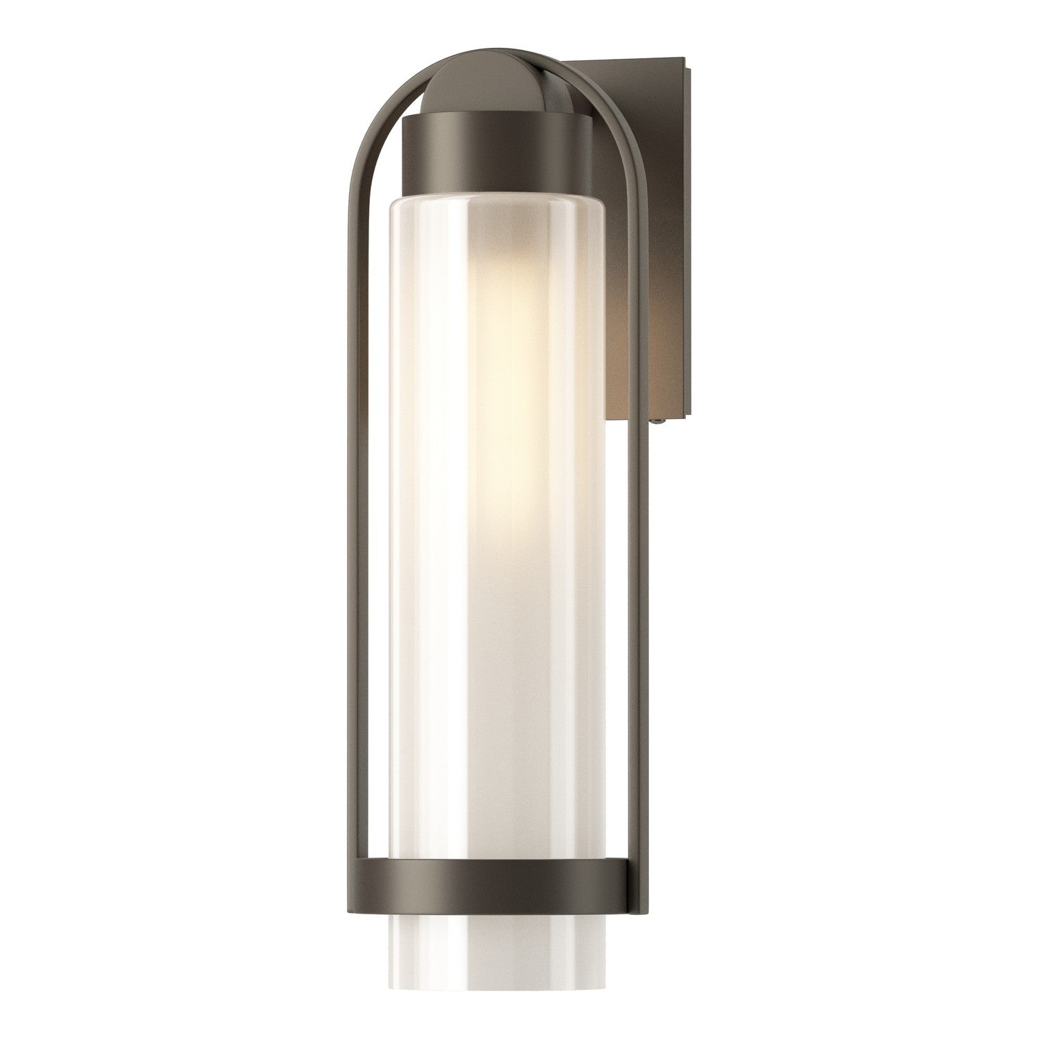 Hubbardton Forge - 302556-SKT-77-FD0742 - Alcove Medium Outdoor Sconce - Alcove - Coastal Dark Smoke
