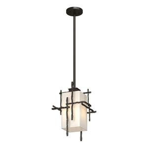 Hubbardton Forge - 363015-SKT-MULT-14-GG0093 - One Light Outdoor Pendant - Tura - Coastal Oil Rubbed Bronze