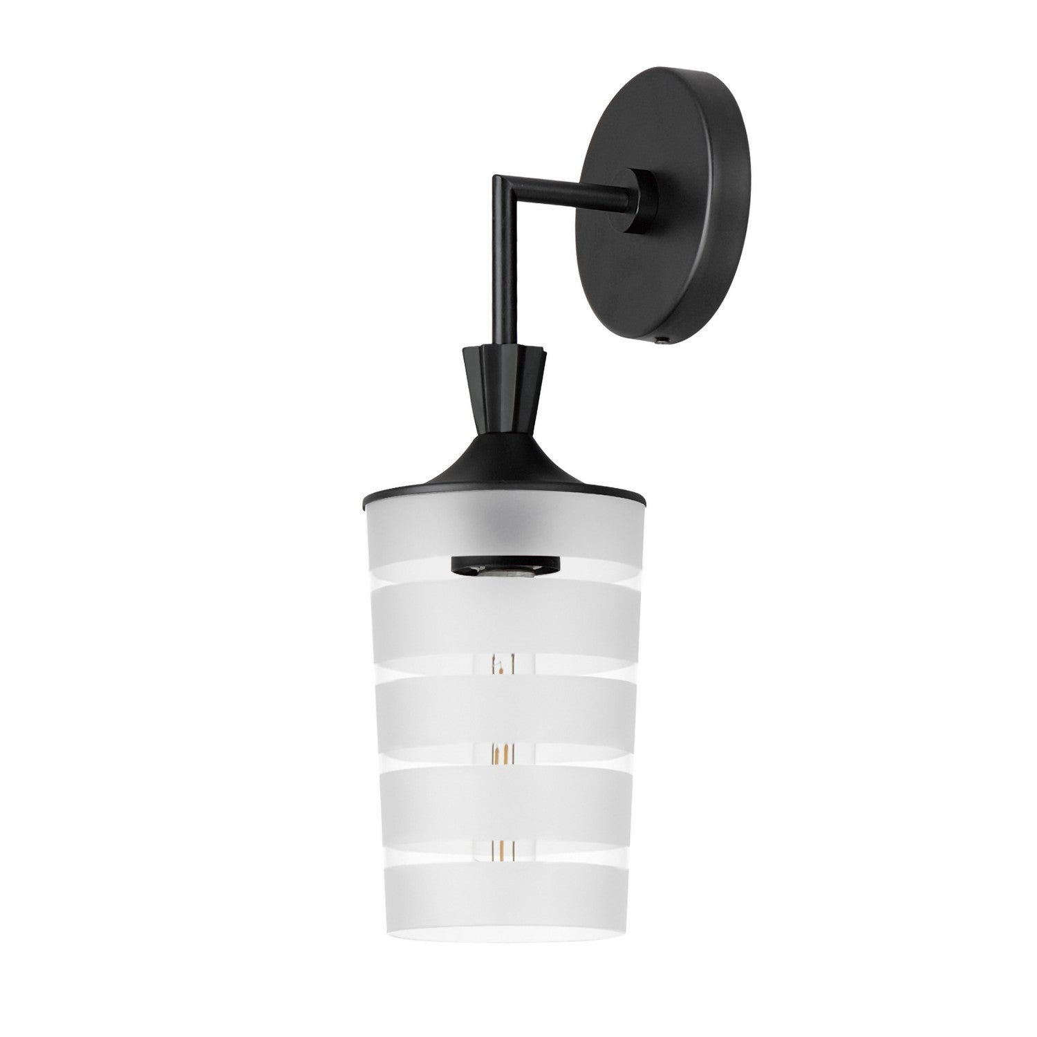 Maxim - 12442CLFTBK - One Light Outdoor Wall Sconce - Copacabana - Black