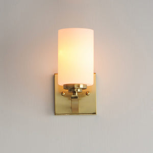 Maxim - 20030SWSBR - One Light Wall Sconce - Deven - Satin Brass