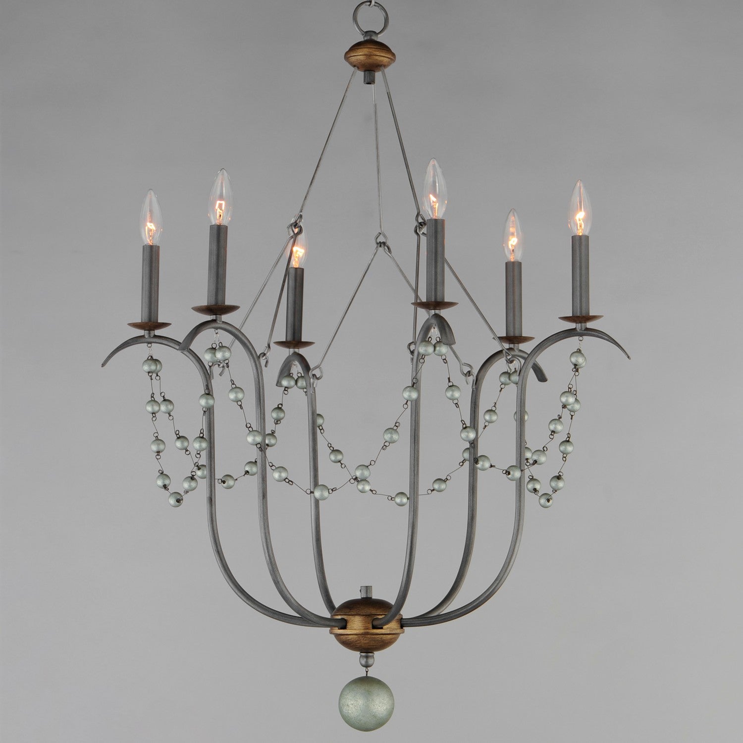 Maxim - 20486GN - Six Light Chandelier - Formosa - Golden Noir