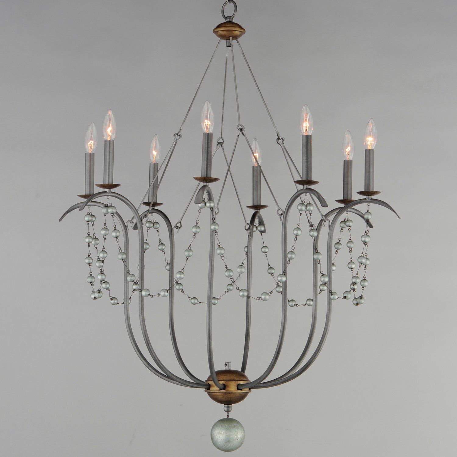 Maxim - 20488GN - Eight Light Chandelier - Formosa - Golden Noir