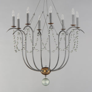 Maxim - 20488GN - Eight Light Chandelier - Formosa - Golden Noir