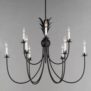 Maxim - 2889AR - Nine Light Chandelier - Paloma - Anthracite