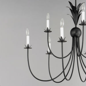 Maxim - 2889AR - Nine Light Chandelier - Paloma - Anthracite