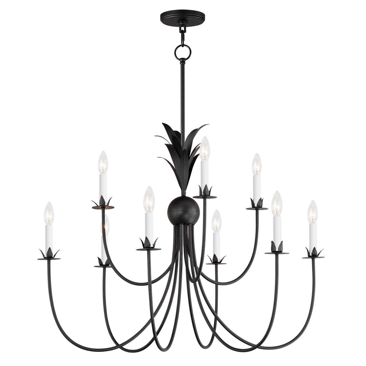 Maxim - 2889AR - Nine Light Chandelier - Paloma - Anthracite