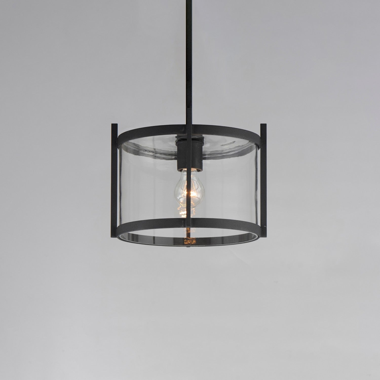 Maxim - 30061CLBK - One Light Semi-Flush/Pendant - Belfry - Black