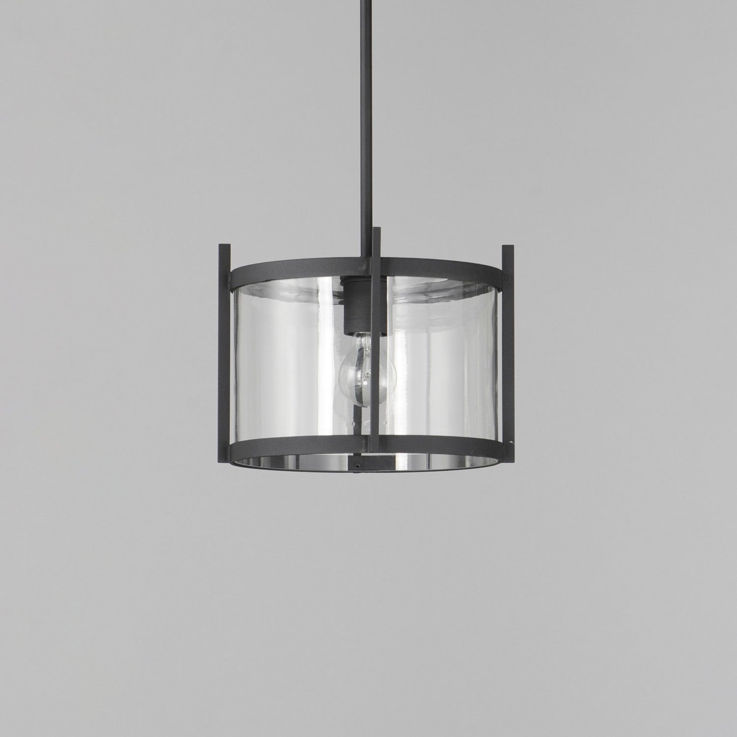 Maxim - 30061CLBK - One Light Semi-Flush/Pendant - Belfry - Black