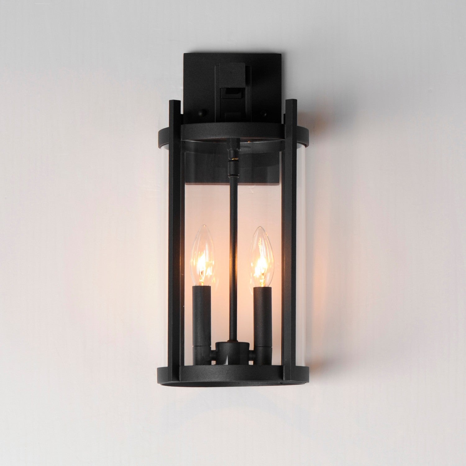 Maxim - 30064CLBK - Two Light Outdoor Wall Sconce - Belfry - Black