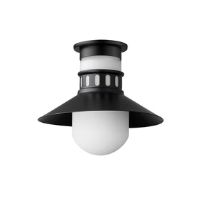 Maxim - 35120SWBK - One Light Outdoor Flush Mount - Admiralty - Black