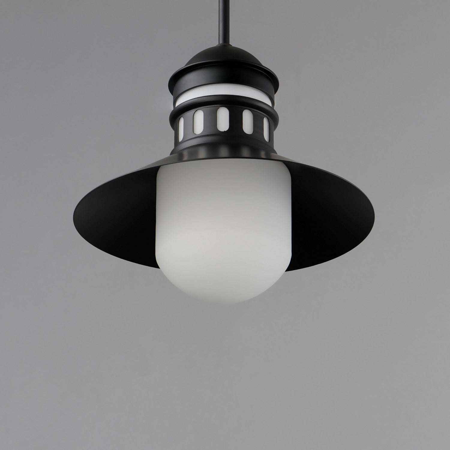 Maxim - 35121SWBK - One Light Outdoor Pendant - Admiralty - Black