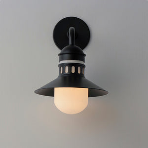 Maxim - 35122SWBK - One Light Outdoor Wall Sconce - Admiralty - Black