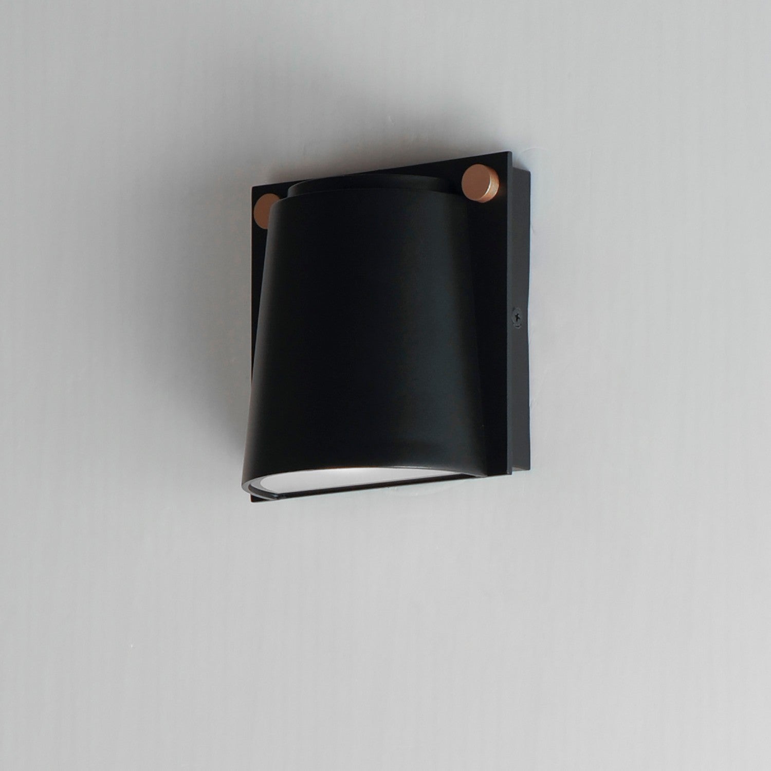 Maxim - 42120BKAB - LED Outdoor Wall Sconce - Rivet - Black / Antique Brass